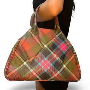 Vivienne Westwood Derby Yasmine Kinnaird Tartan Bag